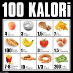 100 kalorili yiyecekler